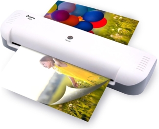 Olympia – Hochwertiges Laminiergerät A210 für DIN A4 | Sicherer Dokumentenschutz vor Schutz, Wasser und Knicken | Hochwertiges Heizsystem mit Überhitzungsschutz