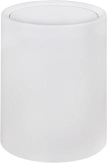 Wenko 'Atri' Schwingdeckeleimer mit Deckel aus hochwertigem Kunststoff und Inneneimer, 6 Liter, (B/T x H): Ø 21x25,5 cm, Weiß