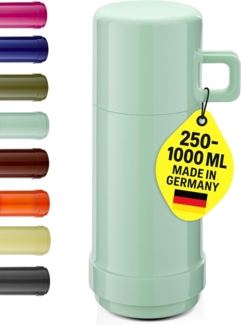 ROTPUNKT Isolierflasche Thermoflasche, auslaufsicher, Glaseinsatz, BPA-Frei- hochwertig, Hochwertiger Glaseinsatz (Geschmacksneutral)