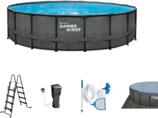 Summer Waves Elite Frame Pool | Aufstellpool rund