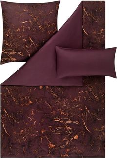 Estella Atelier Mako-Satin Raphael, 135x200 cm+80x80 cm+40x80 cm, vino