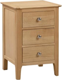 Julian Bowen Cotswold 3 Drawer Bedside