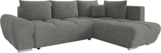 Ecksofa Fureniz (Farbe: Velo 635, Seite: Rechts)