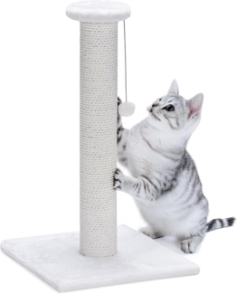 Beeztees Kratzsäule Kratzstamm Serpa weiß