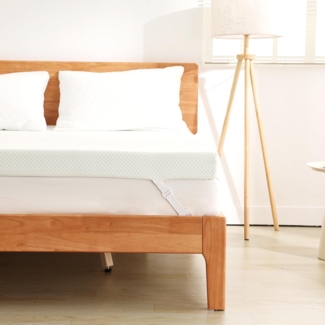 EGO Home Topper 180x200 cm mit Gelschaum, Öko-Tex-Zertifiziert, 9cm Höhe Gel Topper 180x200, H2 Weiche Memory Foam mit Grüntee-Extrakt, für Boxspringbett, Schlafsofa,Abnehmbaren und Waschbaren Bezug