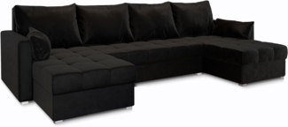 Masseno Ecksofa NAKO mit Schlaffunktion U-Form, Sofa mit Bettkasten