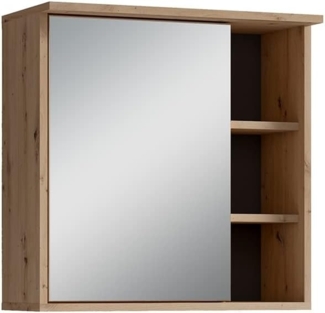 Spiegelschrank >WELLNESS< (BxHxT: 60x61x28 cm) in Eiche/Artisan
