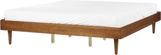Bett mit Lattenrost TOUCY 180 x 200 cm Heller Holzfarbton