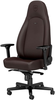 noblechairs ICON Java Edition - Gaming Stuhl 150 kg Belastbarkeit - Chefsessel Bürostuhl Ergonomisch - Gamer Sessel - Office Chair Ergonomic - Hybrid-Kunstleder - Inklusive Kissen