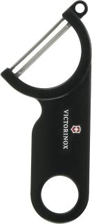 Victorinox Sparschäler mit Pendelklinge, Rostfrei, Edelstahl, Kunststoff, Spülmaschinengeeignet, schwarz