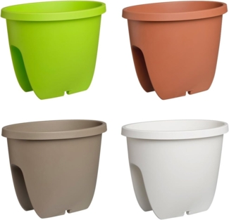 Testrut Wiethoff GmbH Greemotion Blumenbrücke Balconia Ovi aus Kunststoff, Ø 30cm in grün