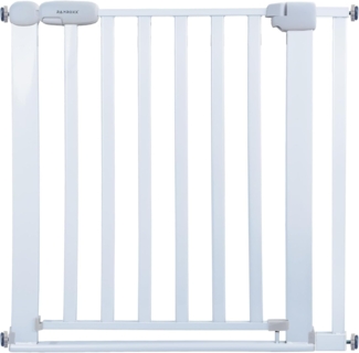 Absperrgitter Treppenschutzgitter weiß für 82-92cm Durchgang 77cm Hoch