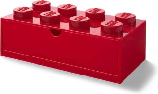 Lego 'Storage Brick' 8 Noppen 15,8x31,6 cm Polypropylen rot