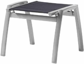 Sieger Trento Hocker stapelbar, Aluminium Graphit 58 x 43 x 55 cm