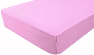 poyetmotte Spannbetttuch, wasserdicht, 60x120 cm, rosa