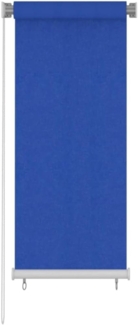 vidaXL Außenrollo 60x140 cm Blau HDPE