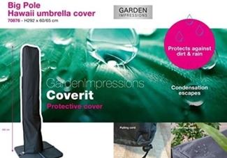 Garden Impressions Coverit Hawaii Sonnenschirmhoes King & Big pole 300x60/65