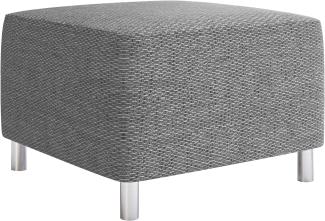 Moderner Polsterhocker Dover, Sitzhocker Hocker Sitzbank Fußbank Pouf Farbauswahl (Lawa 05)