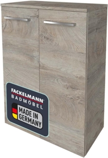 Fackelmann B.STYLE Doppel-Midischrank, 60 cm breit, Grau