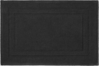 Rhomtuft Badematte Gala|70x120 cm| schwarz