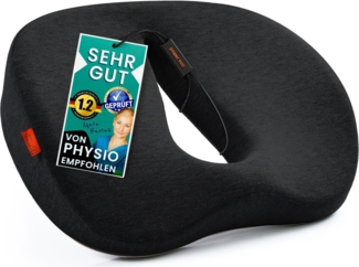 DYNMC you Sitzkissen Sitzring Mittelhart H3 - Test SEHR GUT, Hämorrhoidenkissen Entlastet Steißbein, Donut Kissen Sitzkomfort