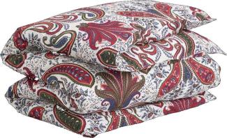 GANT Bettdeckenbezug Bettwäsche Key West Paisley Red 155x220 cm