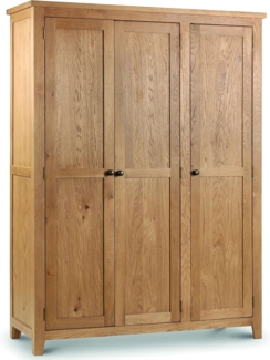 Julian Bowen Marlborough 3-türiger Kleiderschrank, Eiche