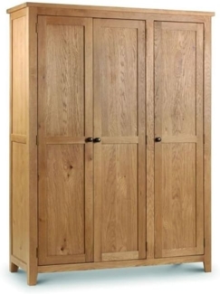 Julian Bowen Marlborough 3-türiger Kleiderschrank, Eiche