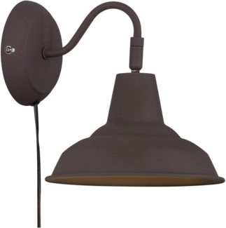 Wandlampe Industriedesign Nordlux Andy rostbraun E27