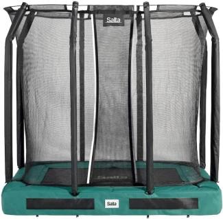 SALTA Trampolin 'Premium Ground' inkl. Netz, grün, 214x153 cm