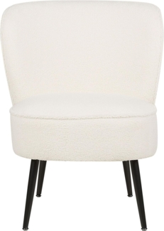 Sessel VOSS Bouclé Weiß