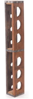 DESIGN DELIGHTS Weinregal FLASCHENREGAL "VINO", Massivholz, 94 cm, schmales Weinregal