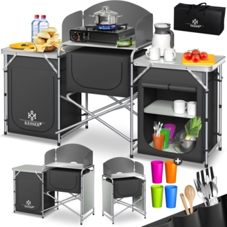 KESSER Campingschrank Campingschrank, Campingküche mit Aluminiumgestell