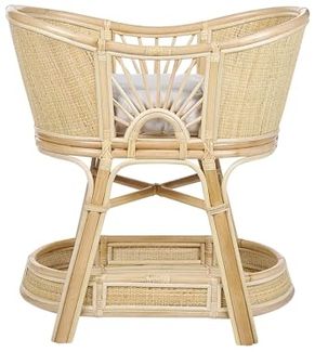 Stubenbett LAGRASSE 50 x 70 cm Rattan Natürlich