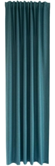 Homing Schlaufenschal 140x245 Vorhang Wohnzimmer Schlafzimmer blickdicht petrol