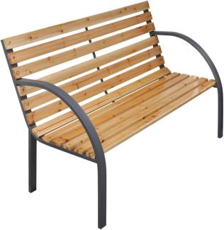 vidaXL Gartenbank 112 cm Massivholz Tanne 319573