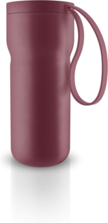 Eva Solo Isolier-Kaffeebecher Nordic Kitchen Pomegranate, Becher, Isobecher, Edelstahl, Kunststoff, Silikon, 350 ml, 575021