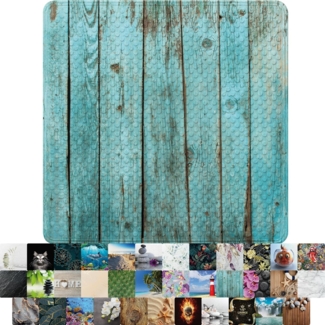 Sanilo Duschmatte Lumber, rutschfeste & sichere Badematte, hochwertig, mit Motiv, Kunststoff PVC, quadratisch, 230 extra starke Saugnäpfe, 53 x 53 cm, waschbar