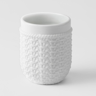 Räder Strick Becher D:7,3cm H:9,8cm