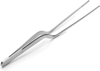 LACOR Offset Zange 21 cm, Edelstahl, Grau, 23 x 6 x 1 cm