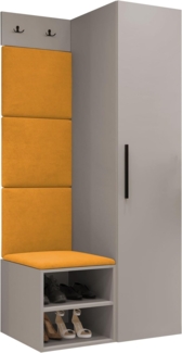 Garderoben-Set Mapreni III (Farbe: Cashmere, Manila 32)