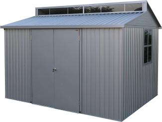 Duramax Metallgerätehaus Skylight Shed 10x8 323 x 231 x 235 cm, Giebeldach