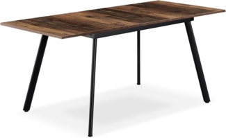 B&D home Esstisch Ausziehtisch MARA, 4-Fuß Gestell, ausziehbar, 120-160cm, 4-6 Personen