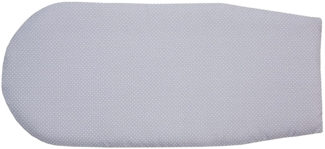 ULLENBOOM ® Einlage für Babynestchen 35x75 cm Graue Sterne (Made in EU) - bequeme Polsterung für das ULLENBOOM ® Babynestchen (Cocoon), aus Baumwolle & Polyester, bis 30 °C waschbar