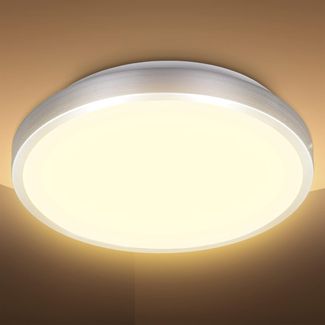 LED Deckenlampe Deckenleuchte titan 12W warmweiß Wohnzimmer Flur Küche Ø29cm