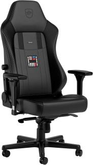 noblechairs Hero Komfortable und Langlebige Gaming Stuhl, Perfekt Optimierte Ergonomie des Stuhls Sorgt für Hohen Sitzkomfort, Belastbarkeit 150 kg, Darth Vader Edition