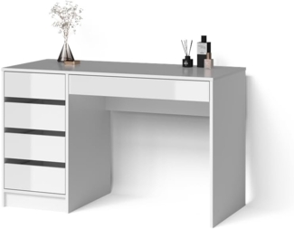Livinity® Schminktisch Imola, Weiß, 120 x 75 cm