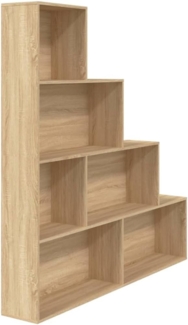 vidaXL Bücherregal/Raumteiler Sonoma-Eiche 155x24x160 cm Holzwerkstoff 800660