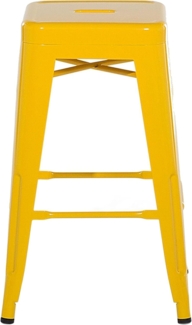 Barhocker gelb 2er Set Höhe 76 cm CABRILLO
