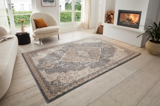 HANSE Home Teppich Orken, rechteckig, Höhe: 8 mm, Kurzflor, Läufer, Orient, Vintage, Wohnzimmer, Schlafzimmer, Esszimmer